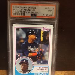 Ronald Acuna JR  rookie card