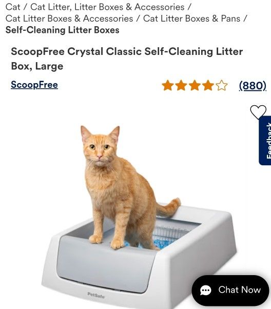 Automatic Self Cleaning Cat Litter Box