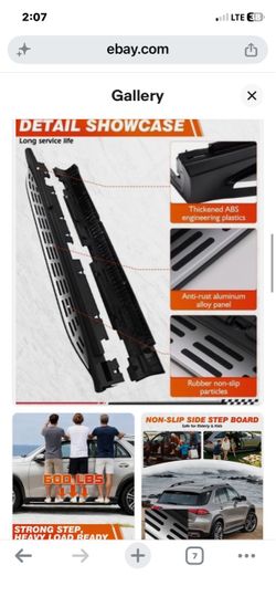 Benz GLE W167 2020-2026 Running Boards Side Steps Nerf Bar Pair