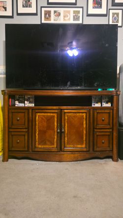 Elegant Wood TV Stand / Entertainment Console