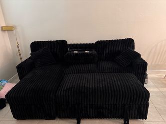 Black couch