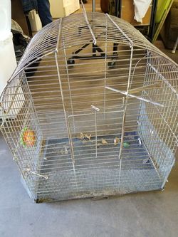 Very large bird cage