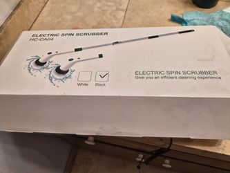 Spin brush cleaning