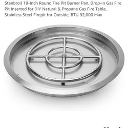 Fire Pit Burner Pan
