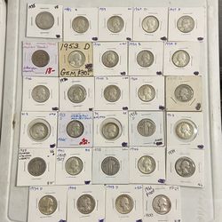 Lot Of 29x 90% Silver Quarters 