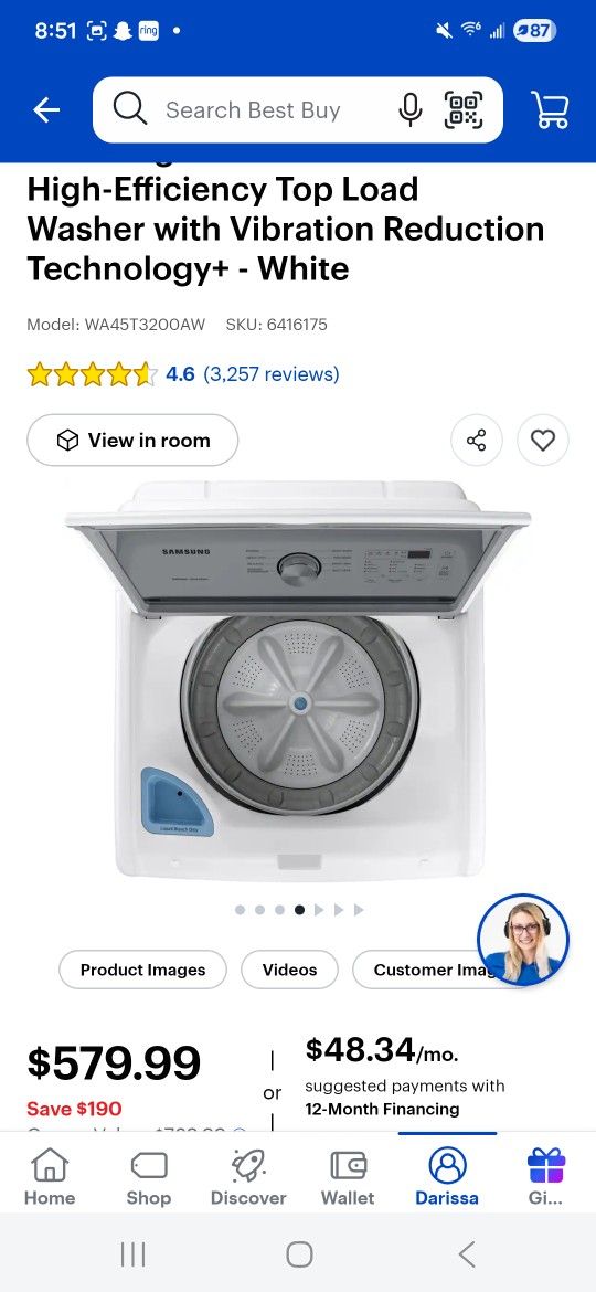 Samsung Washing Machine