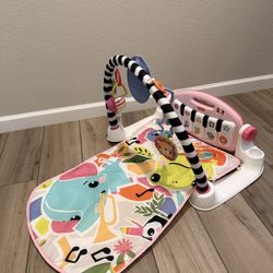Fisher-Price Baby Musical Toy Set Glow and Grow Kick & Play Piano Gym