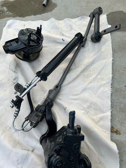 1963 power steering suspension with new piston and power steering pump.