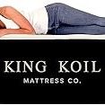 King Koil Premium California King Size Air Mattress with Built-in High-Speed Pump Best for Home, Camping & Guests, 20" Double High Airbed Adjustable B