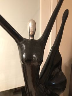 Ballerina Sculpture/Statue Art (78” height)