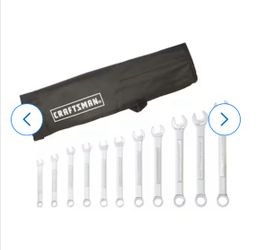 Craftsman Combination Wrench Set with Roll Pouch