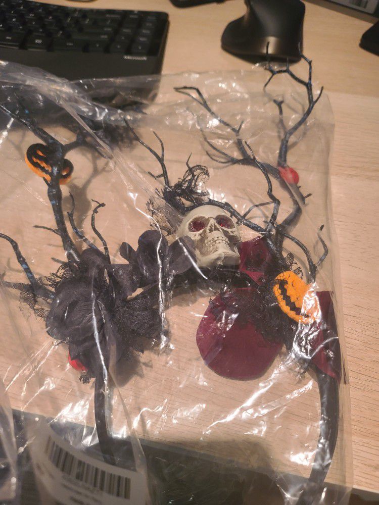Halloween Headbands Witch pumpkin Headbands Bat Skull Headwear for Halloween Party 