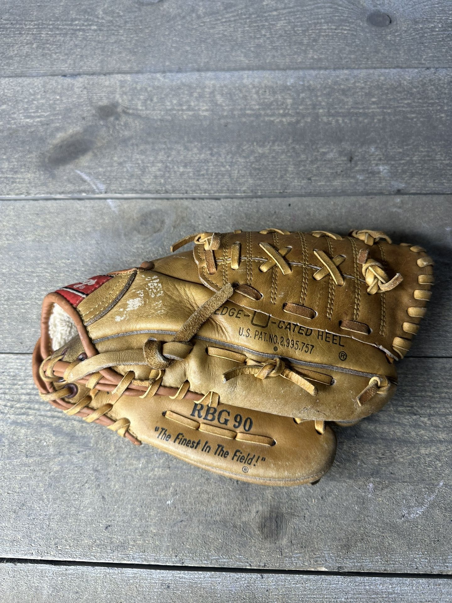 Vintage Rawlings RBG90 Dave Winfield 10.5" Baseball Glove Leather Youth RHT