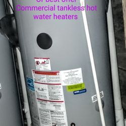 Large Commercial Tankless Hot Water Heater