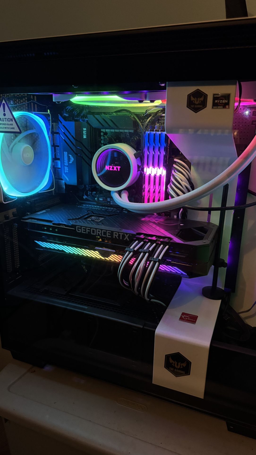 Gaming PC & Sim Racing Bundle , Next Level Racing Cockpit, Thrustmaster TX, Tobii Eye Tracker & More!