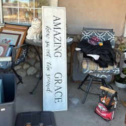 Amazing Grace wood frame