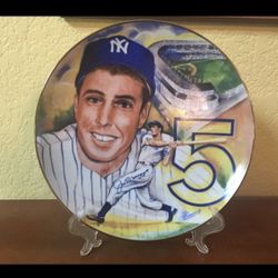Vintage Joe Dimaggio Marigold Collector Plate #2167