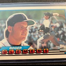 1989 Topps Big #42 ROGER CLEMENS Boston Red Sox