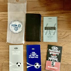 VINTAGE FORD F150 OWNERS MANUAL AND BROCHURES