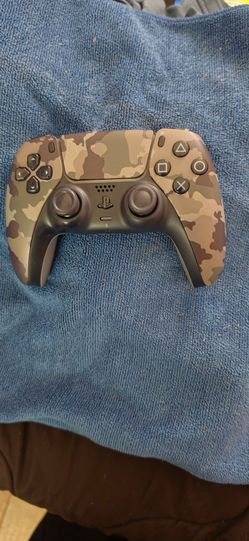 PS5 DualSense Wireless Controller Gray Camo