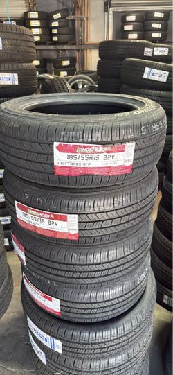 185-55-15 $250 CASH OUT THE DOOR All Season Tires installed (4) New 50,000 Mile Warranty-We Finance