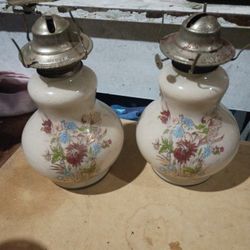 Kadann Vintage Oil Lamp A Set