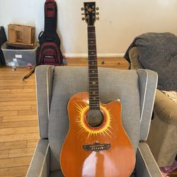 Vintage Alvarez Acoustic Electric Guitar