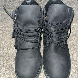 Boys Black Timberland Boots