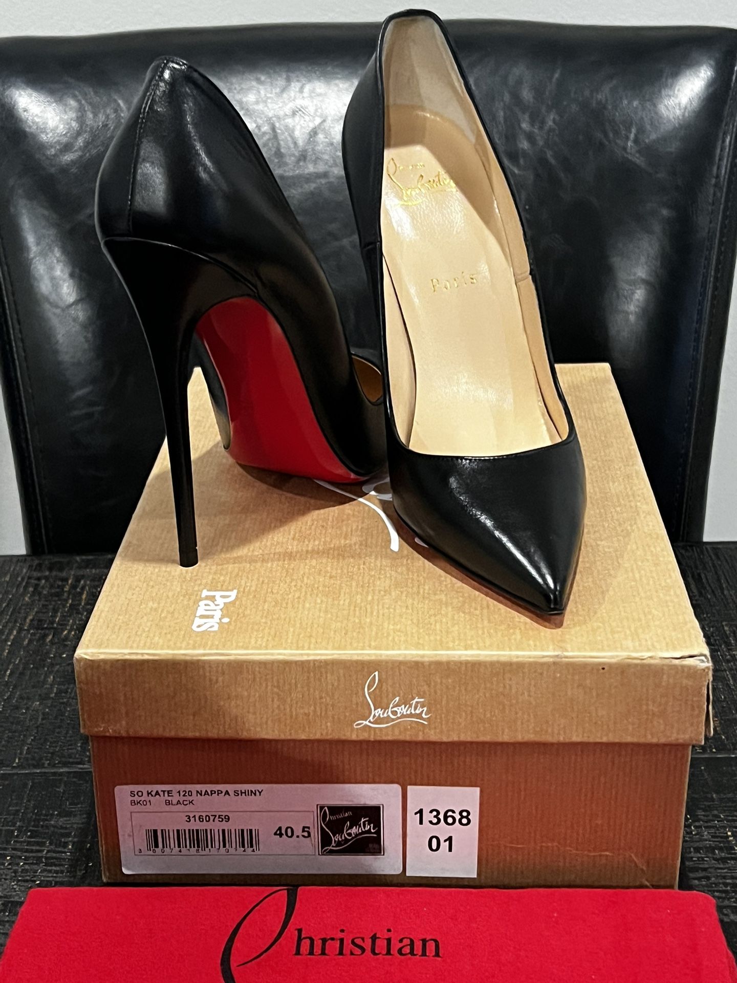 Brand New Christian Louboutin So Kate Pointed-heel Red Sole 40.5