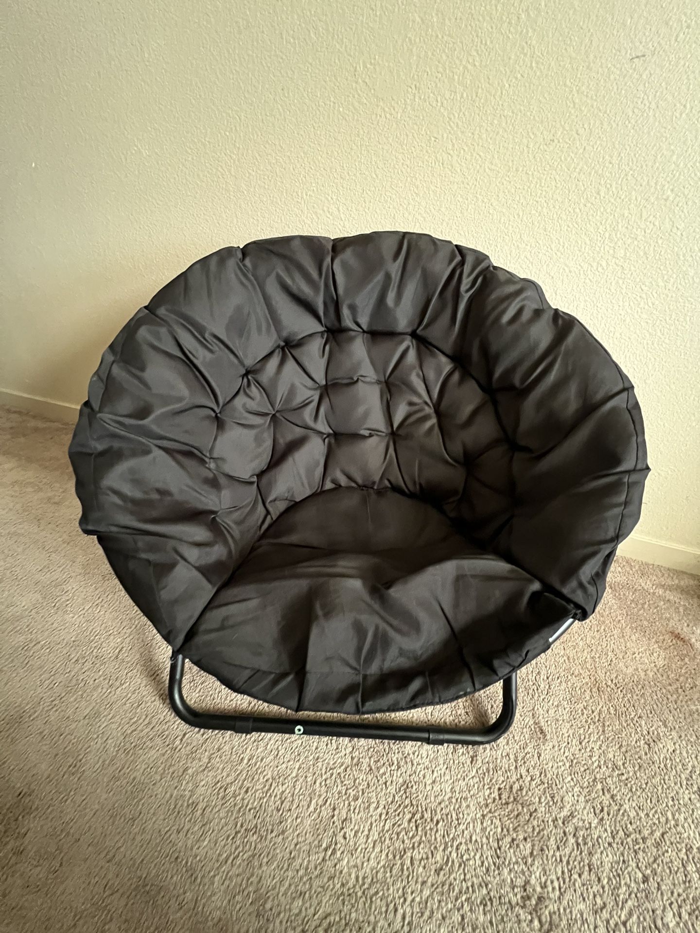 Foldable Black Bean Chair