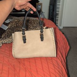 NEW Beige And Black Purse