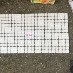 Nev 1 by 1 Tiles  150 Square White and 24 Square  Blue 