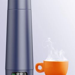 Travel Kettle, Dual Voltage Portable Electric Kettle 110V-220V-240V Smart Small Water Boiler for Tea & Coffee, 316 Stainless Steel, 6 Temperature Cont