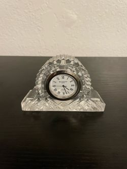 Waterford Crystal Small Mantle Clock