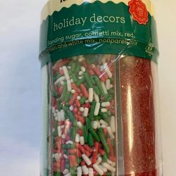 4 Favorite Day Sprinkles  6-Cell Christmas Holiday Sprinkles 