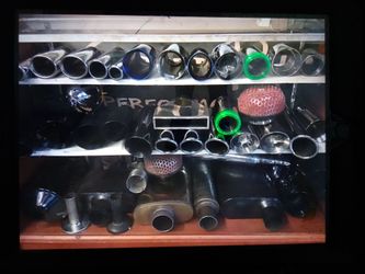 EXAUST CHROME TIPS EACH $90UP INSTALLED ELMOFLES