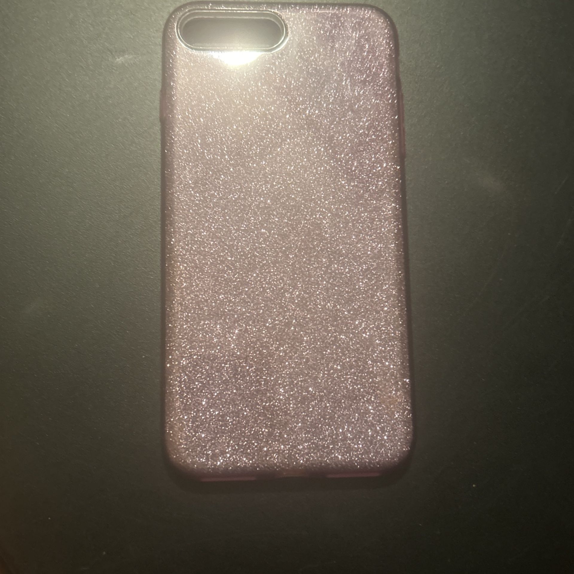 Soft Case For iPhone 8 Plus - Pink Sparkly