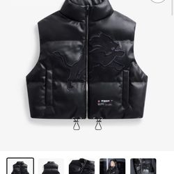 Offseason Puffer Vest Lions 