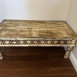 Handcrafted Coffee Table 