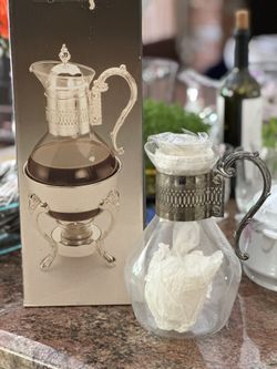 Regal Silver Coffee Carafe With Warmer 