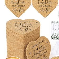 Heart shaped Cork coasters/49