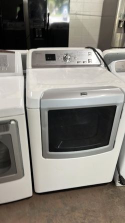 Maytag Bravos XL Electric Dryer – Large Capacity, White