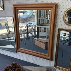 Wood Frame Mirror