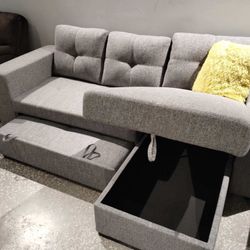 Monaco sectional pullout bed with storage $699