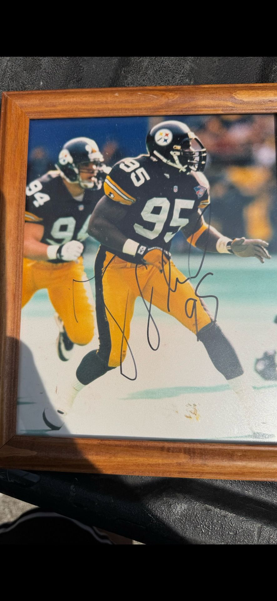 Greg Loyd Autographed Pittsburgh Steelers 8x10 Photo