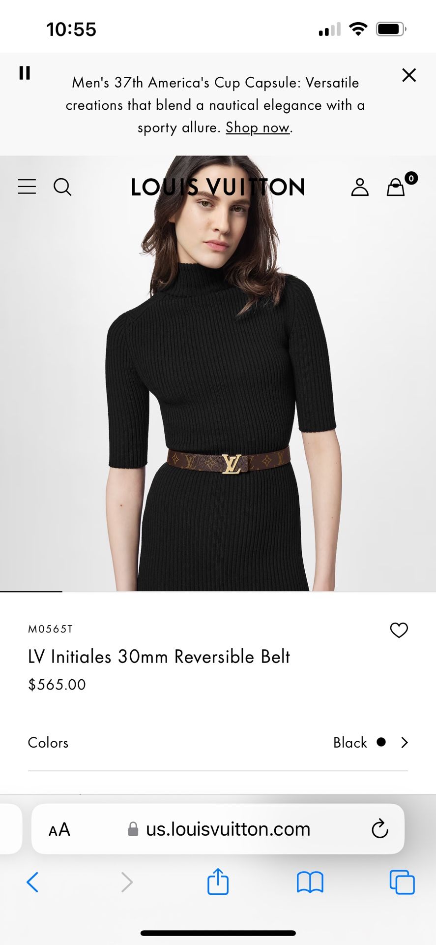 New Réversible LV 30mm Belt