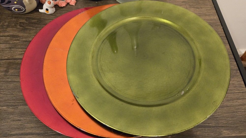 Colorful Serving Plates
