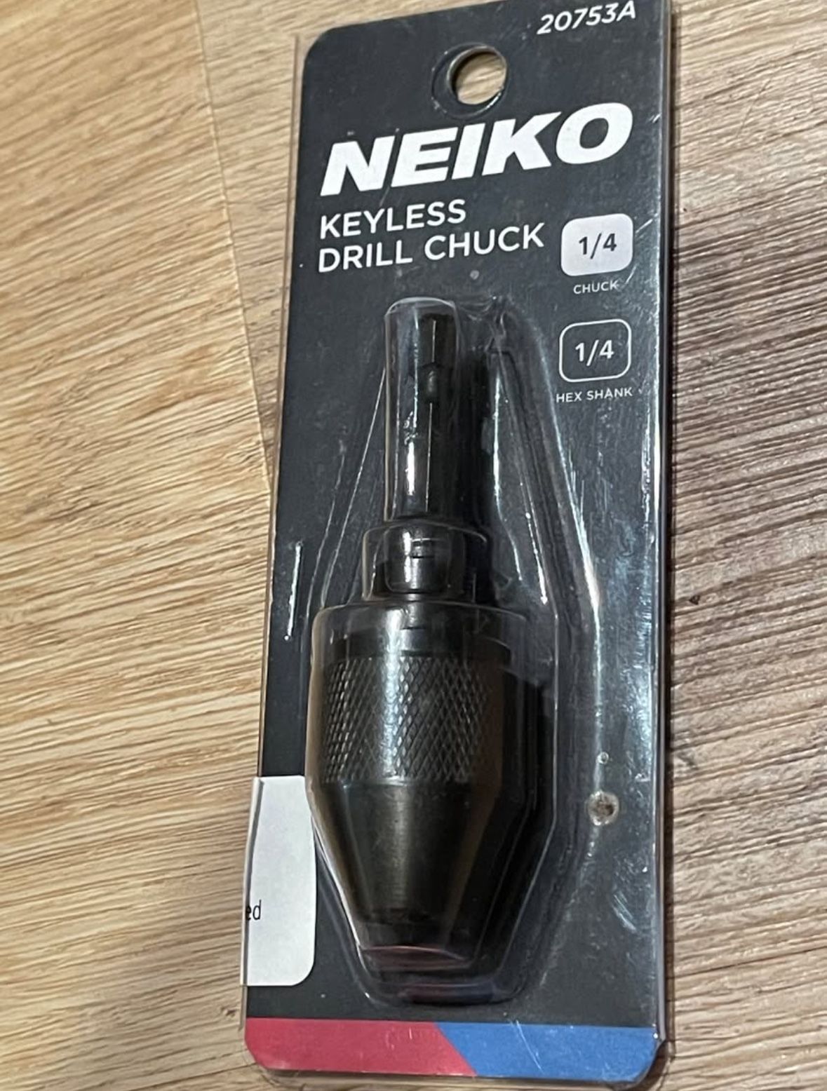 Neiko Keyless Drill Chuck 1/4”
