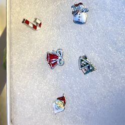 Xmas Charms And Locket Necklace. New. Pu Bridgewater 