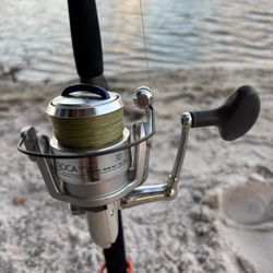 🐠Preowned Quantum Boca 30 With Braid & Preowned G Loomis E6X Inshore 7FT 6-12lb Rod 🔥 